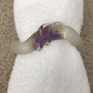 Frosted Glass Bracelet